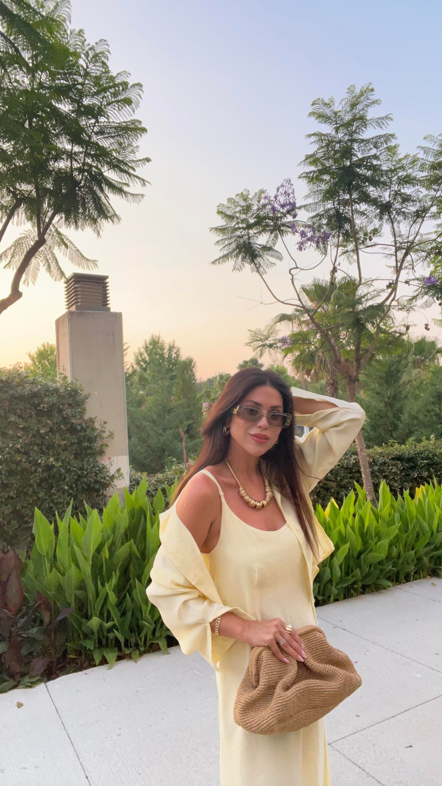 Ensemble minimaliste– robe & surchemise